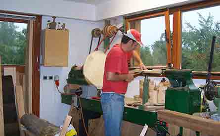 Atelier de tournage sur bois Jean-Luc KUNTZ en Alsace